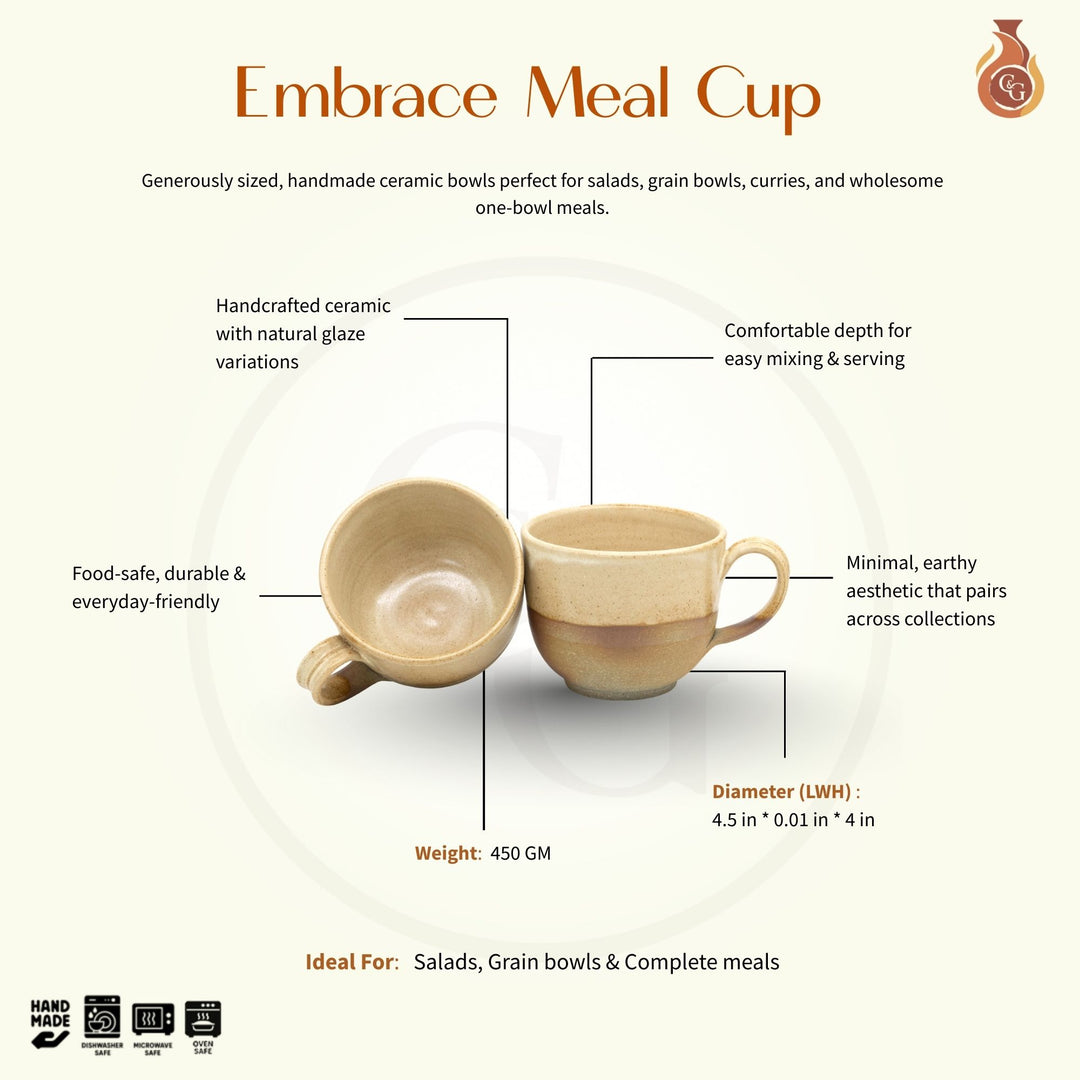 Embrace Meal Cup - Beige