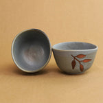 Load image into Gallery viewer, Foliage Ovale Soup Bowl - Matte Blue
