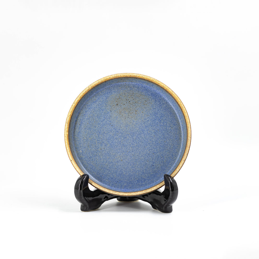 Peu Cadre Side Plate - Matte Blue