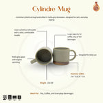 Load image into Gallery viewer, Cylindre Mug - Large, Matte Grey