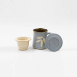 Load image into Gallery viewer, Foliage Infusion Mug Set - Satin Blue