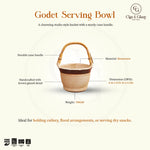 Load image into Gallery viewer, Godet Serving Bowl - Beige
