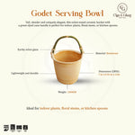 Load image into Gallery viewer, Godet Serving Bowl - Large, Beige
