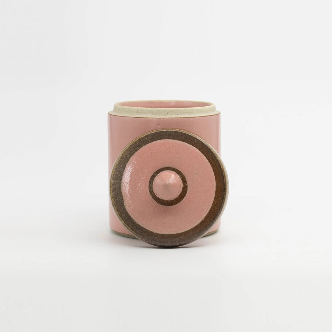 Cylindre Jar - Large, Pink