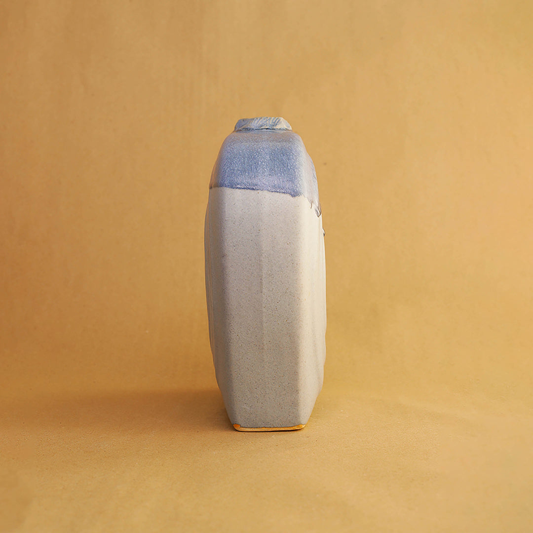 Conch Shell Vase - Matte Blue | Ceramic Vase | Home Decor