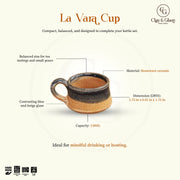 La Vara Cup - Blue, Beige