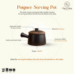 Load image into Gallery viewer, Poignee Serving Pot - Black
