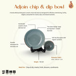 Load image into Gallery viewer, Adjoin Chip &amp; Dip Bowl - Sky Blue