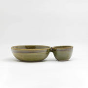 Adjoin Chip & Dip Bowl - Peridot Green