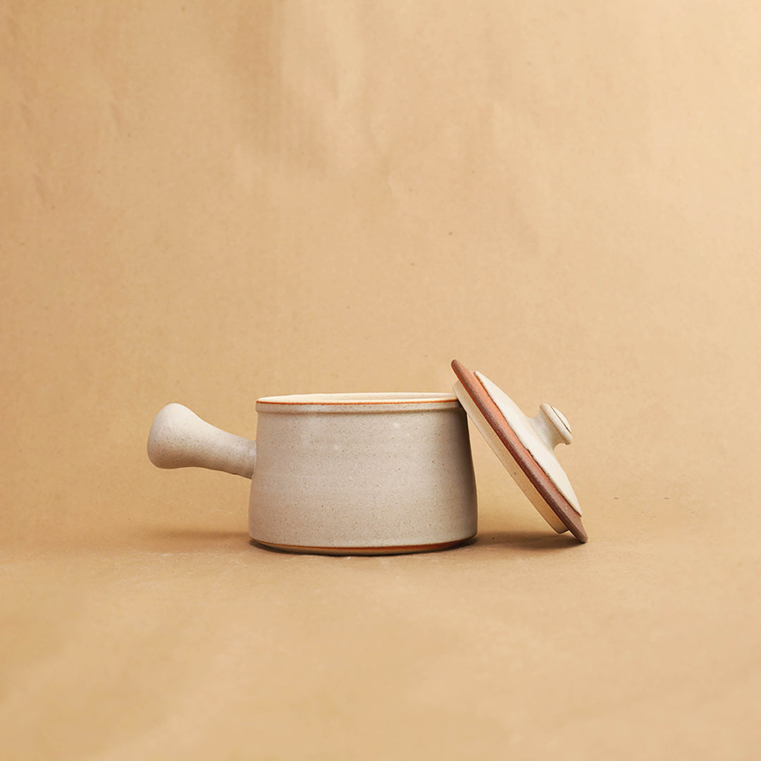 Poignee Serving Pot - Matte Grey