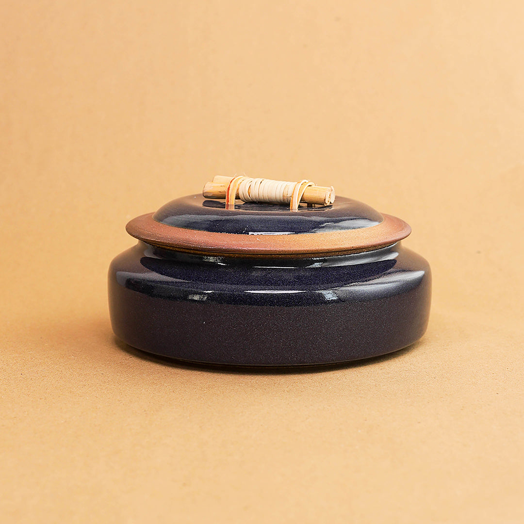 Cane Handle Casserole - Royal Blue