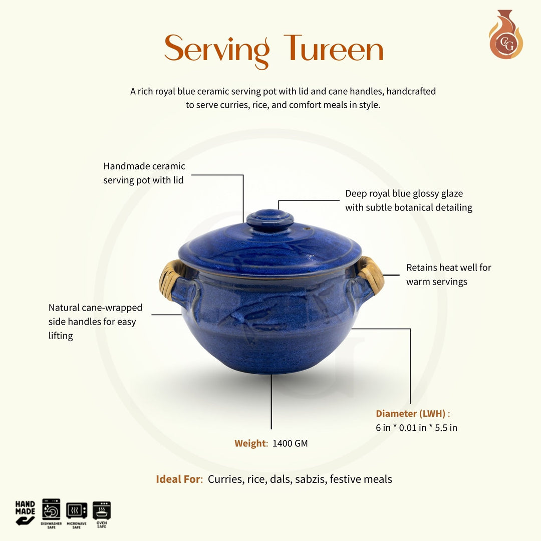 Serving Tureen - Royal Blue