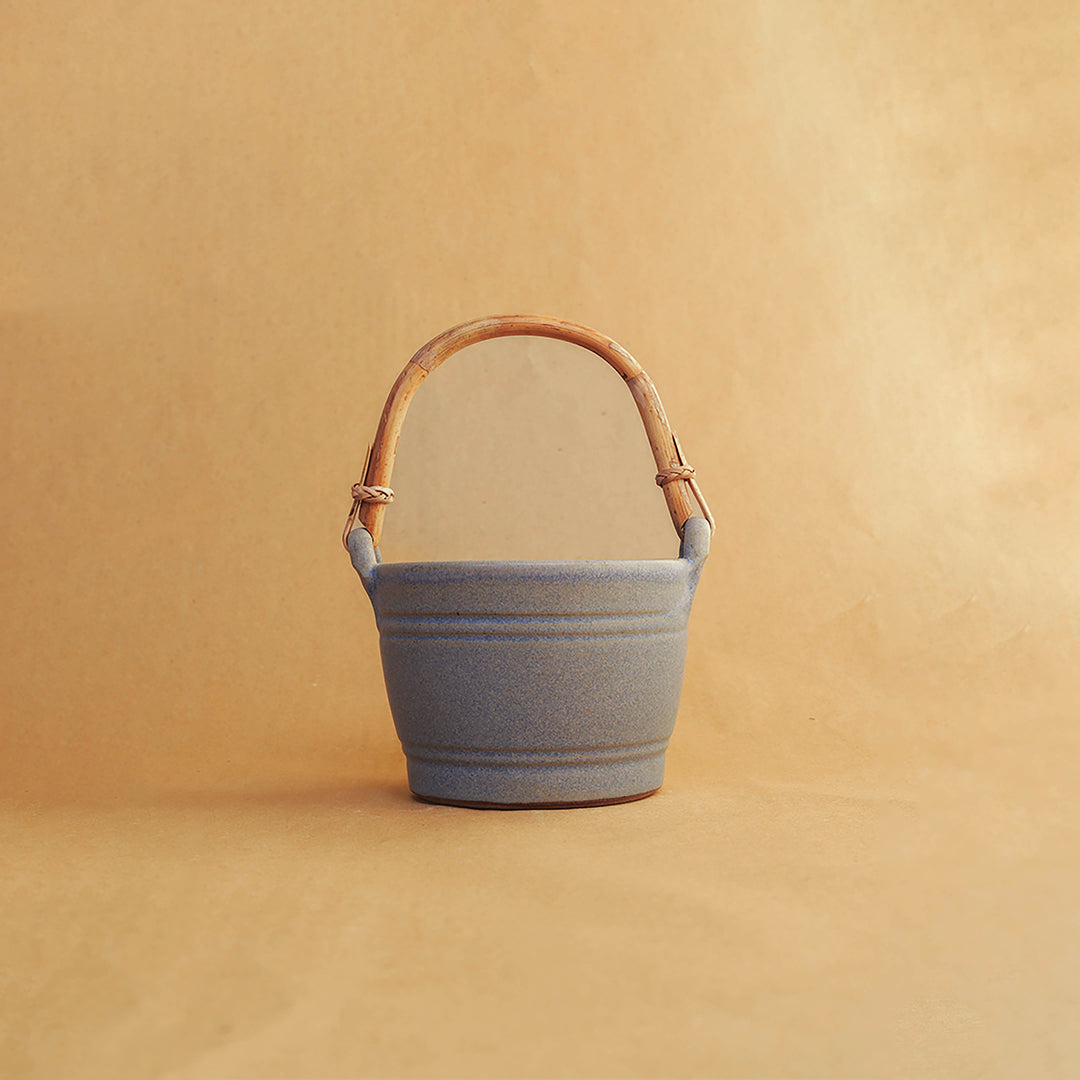 Godet Serving Bowl - Matte Blue