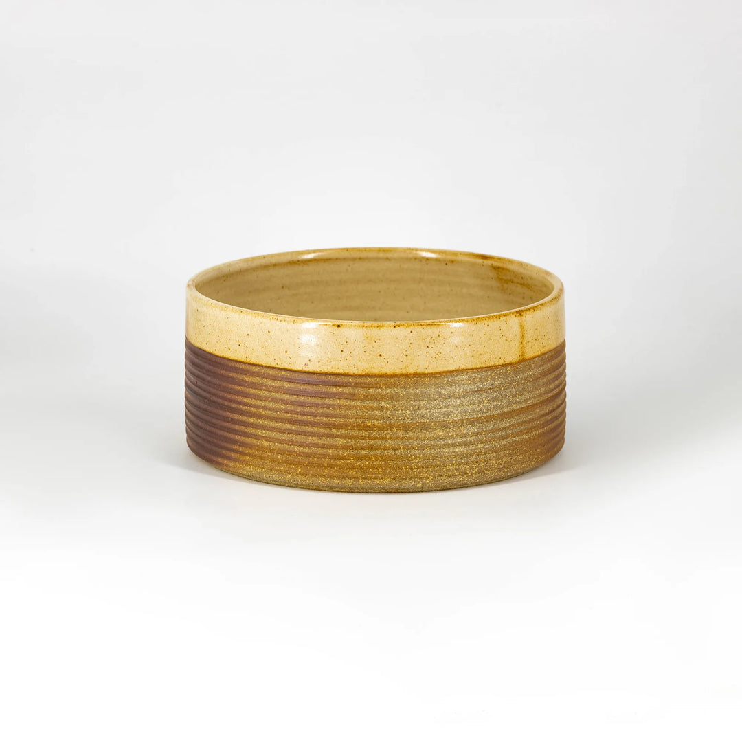 Cadre Serving Bowl - medium, beige