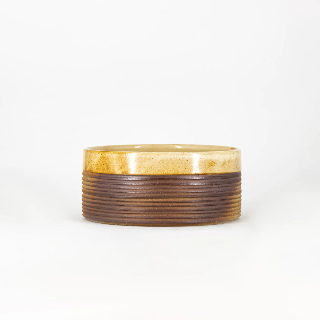 Cadre Serving Bowl - medium, beige