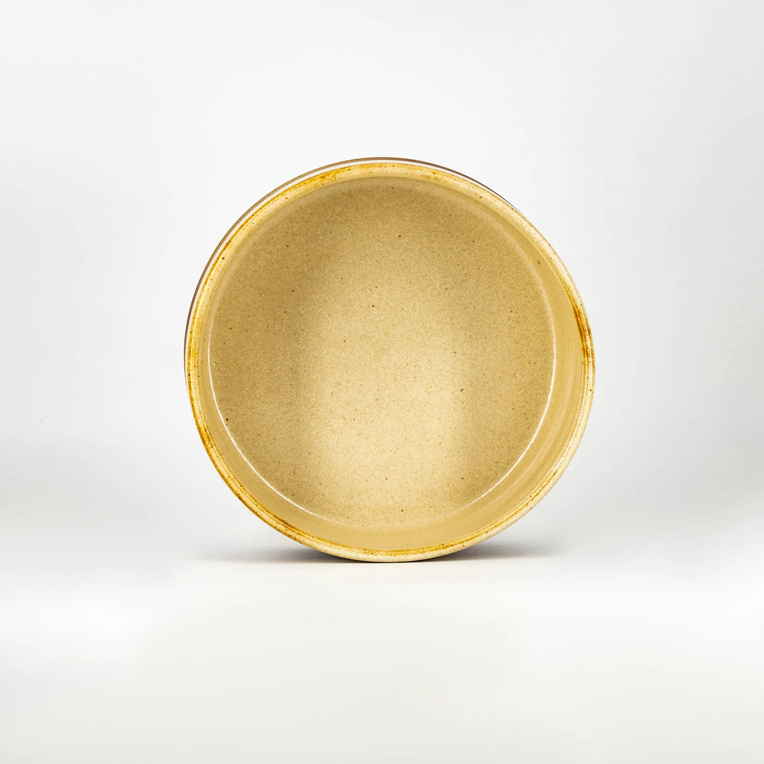 Cadre Serving Bowl - medium, beige