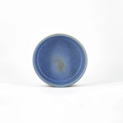 Cadre Ribbed Serving Bowl - Small , Matte Blue