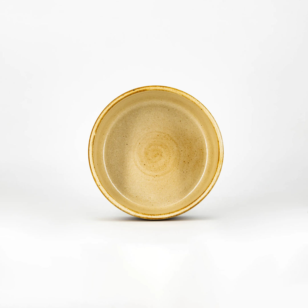 Cadre Ribbed Serving Bowl - Small, Beige