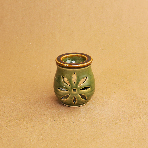 Flora Diffuser - Peridot Green | Ceramic Diffuser