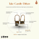Load image into Gallery viewer, Take Candle diffuer - Brown, White