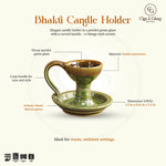 Load image into Gallery viewer, Bhakti Candle Holder - Peridot Green
