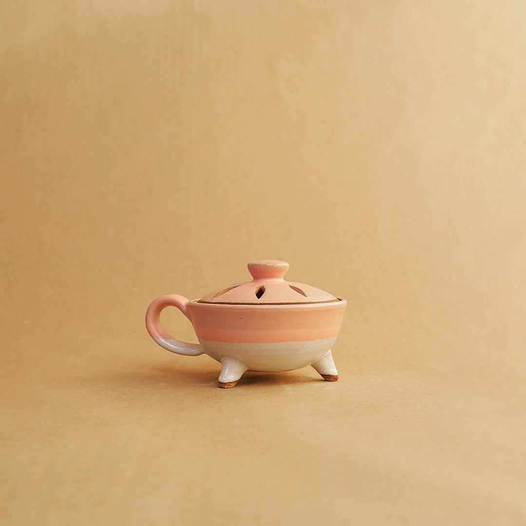 Myrrh Dhoop Dish - Pink
