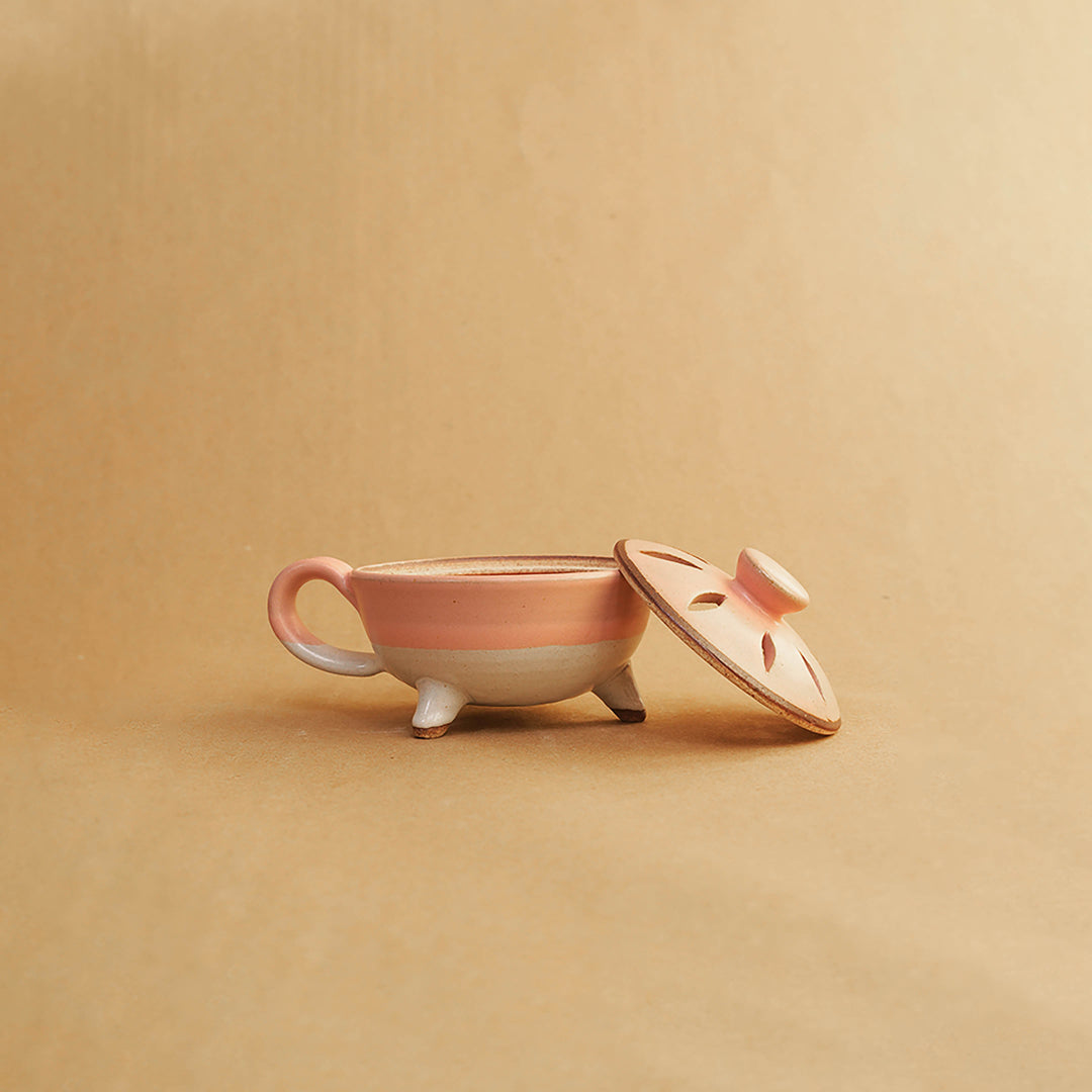 Myrrh Dhoop Dish - Pink