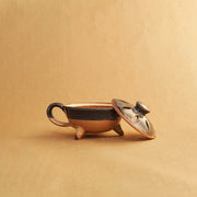 Myrrh Dhoop Dish - Blue, Beige