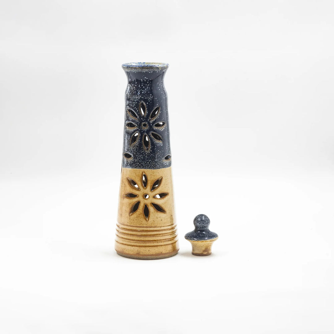 Aroma incense stick holder - Blue, Beige