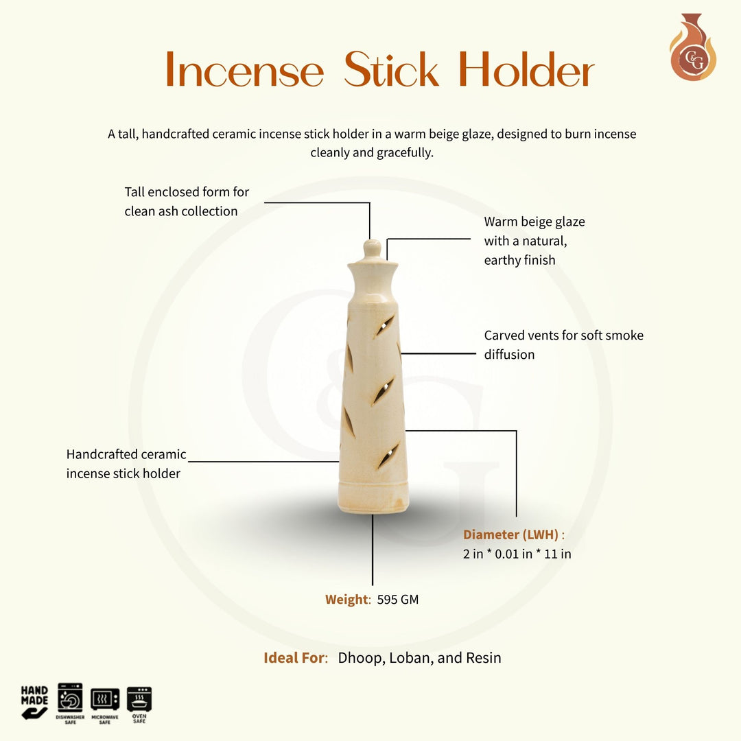 Incense Stick Holder - Beige