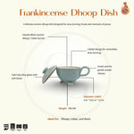 Load image into Gallery viewer, Frankincense Dhoop Dish - Sky Blue